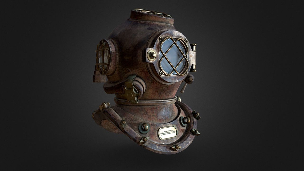 Rusty Diving Helmet